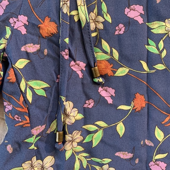 Anthropologie high waist Flowy boho floral Bermuda comfy flowy shorts XS - Picture 12 of 12